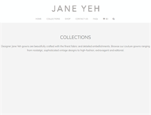 Tablet Screenshot of janeyeh.com